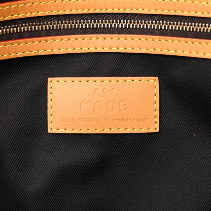 Louis Vuitton X NIGO Reverse Monogram Stripe Keepall Bandouliere 50 Brown 5 of 8