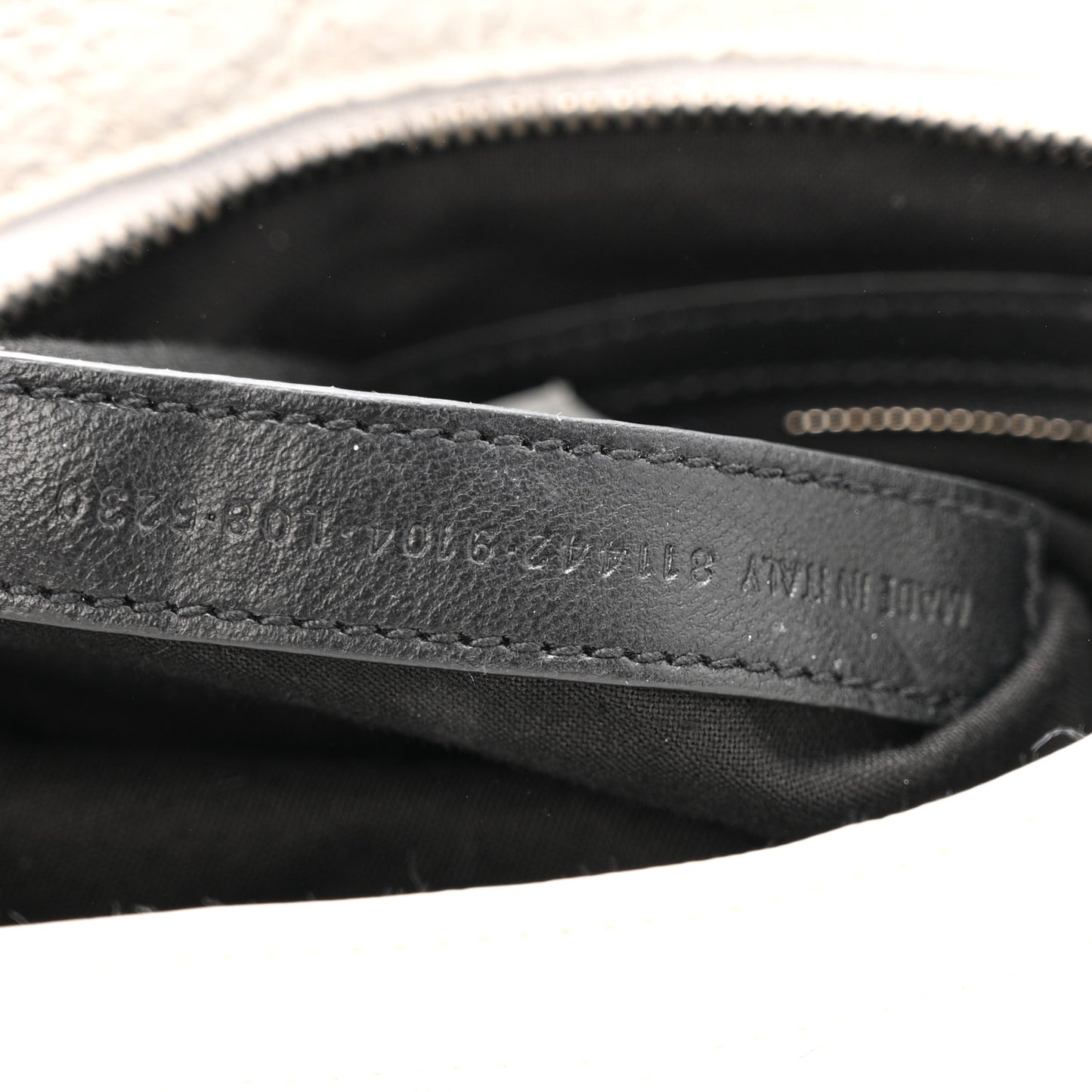 Agneau Arena Silver Hardware Small Le City Optic White