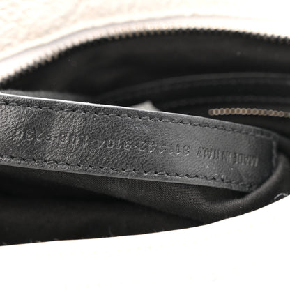 Balenciaga Agneau Arena Silver Hardware Small Le City Optic White 7 of 14