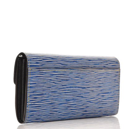 Louis Vuitton Epi Sarah Wallet NM Denim Light 4 of 7