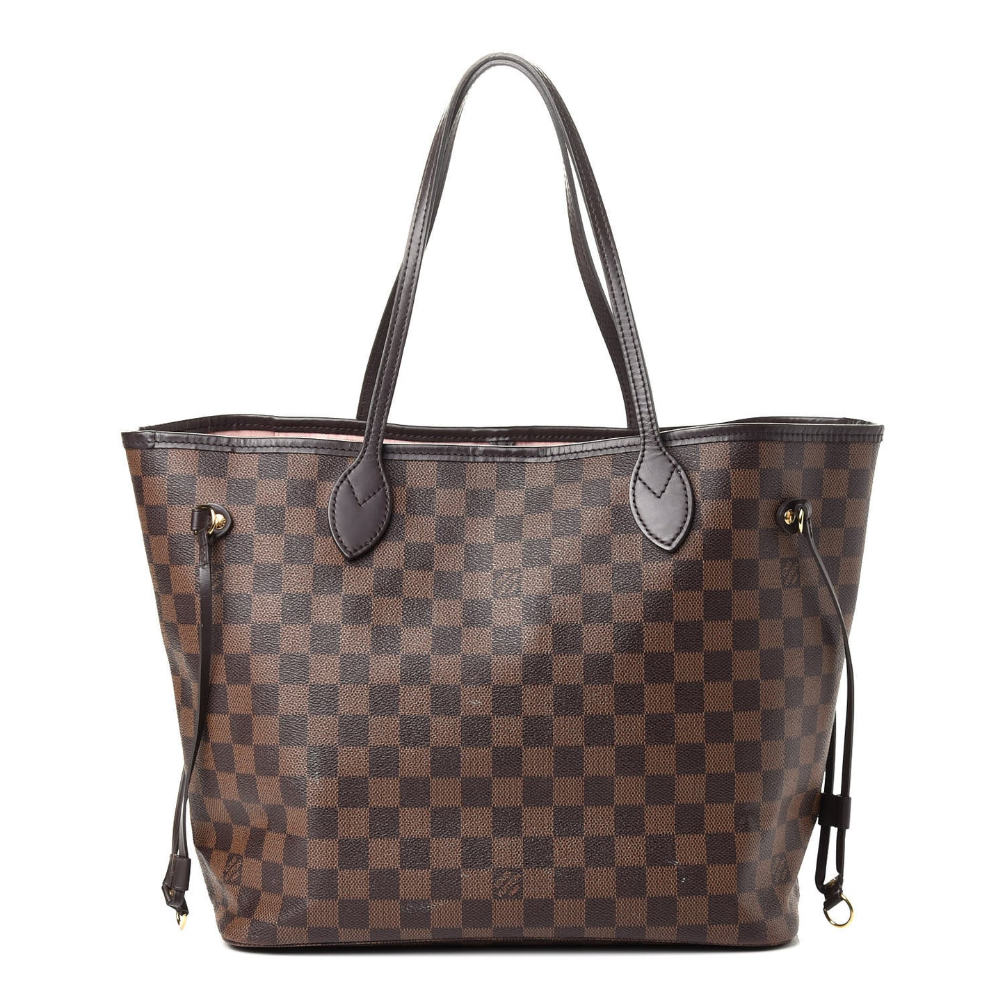 Damier Ebene Neo Neverfull MM Rose Ballerine