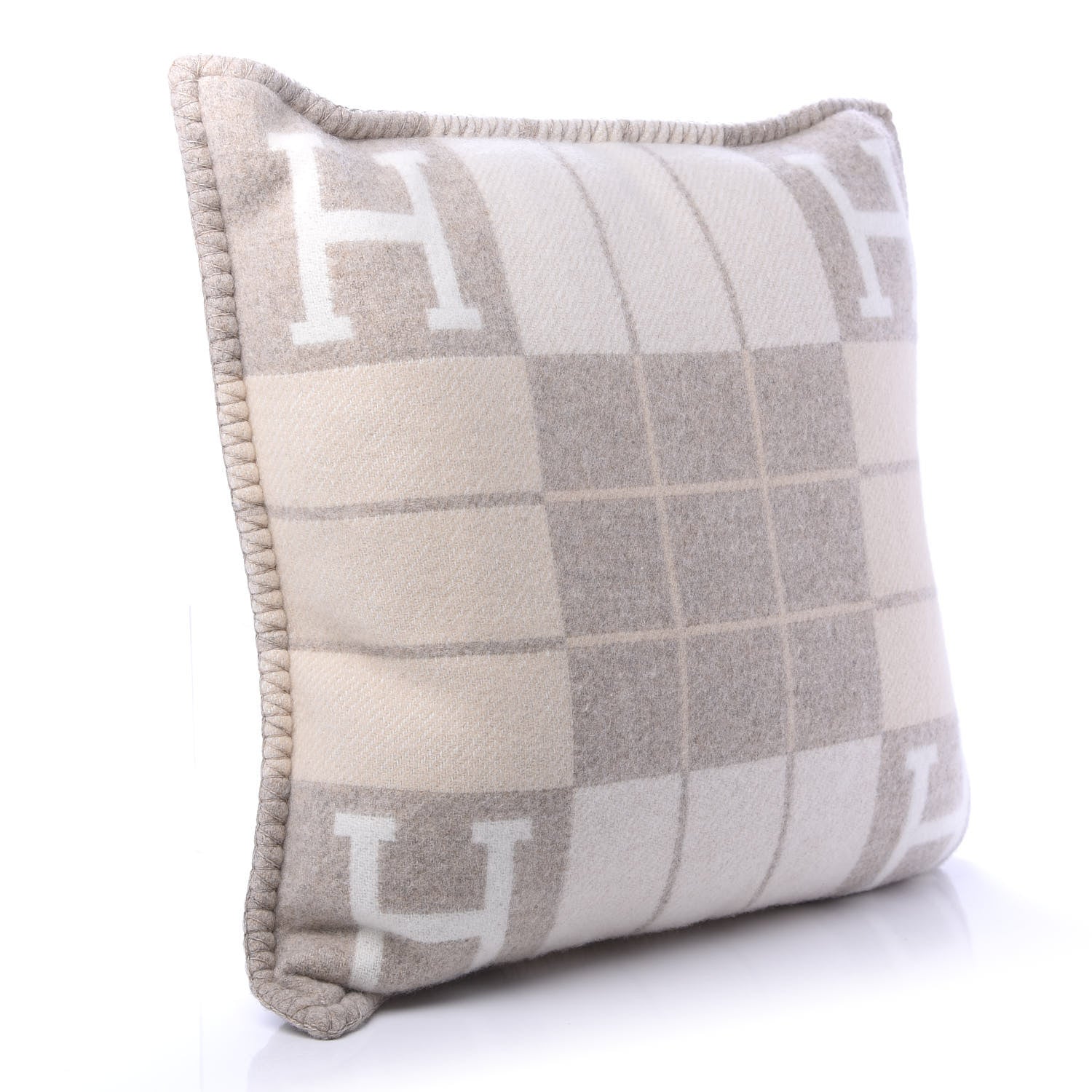 Hermes Wool Cashmere Avalon III Pillow PM Coco Camomille 2 of 5