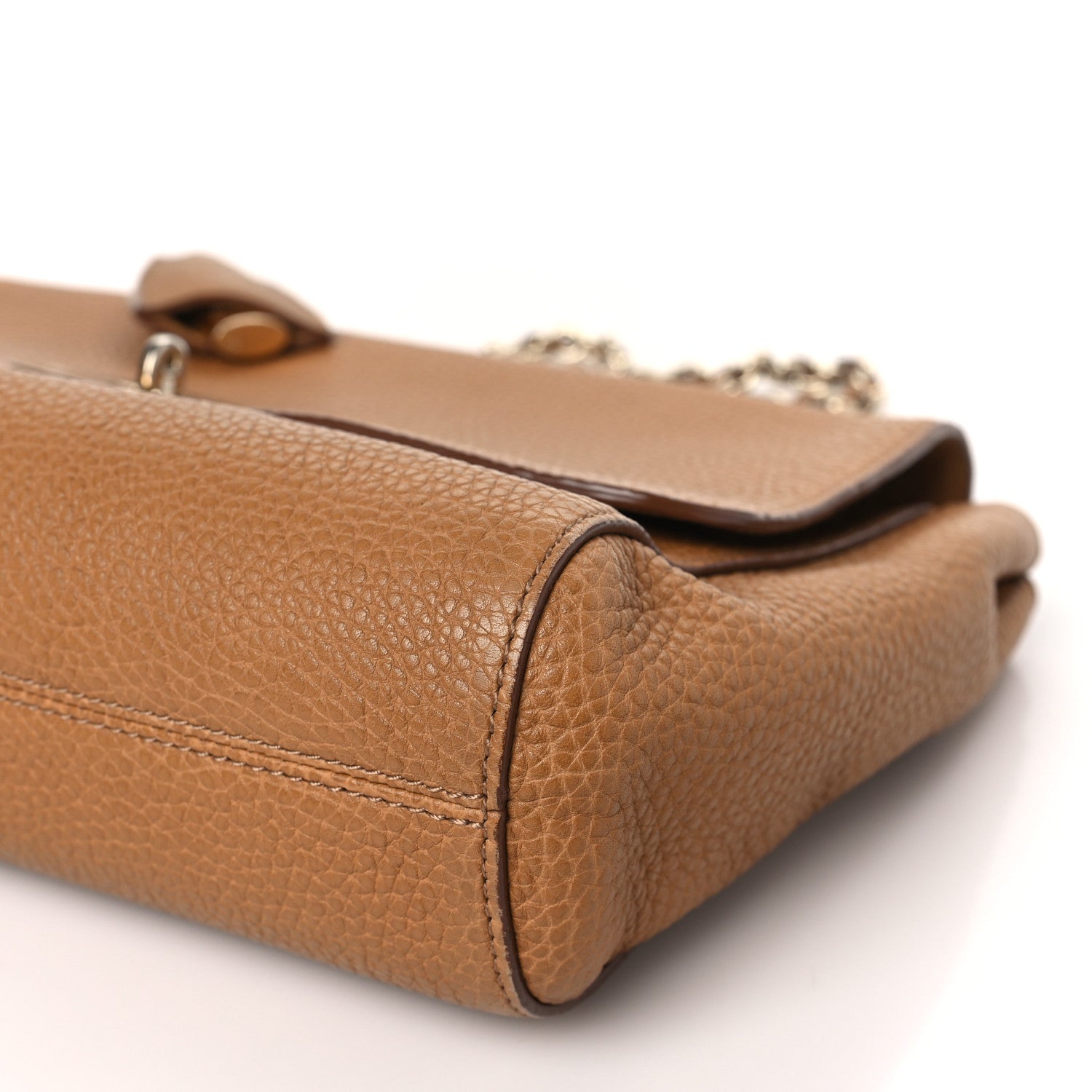 Mulberry Glossy Goatskin Medium Lily Deer Brown 9 of 10