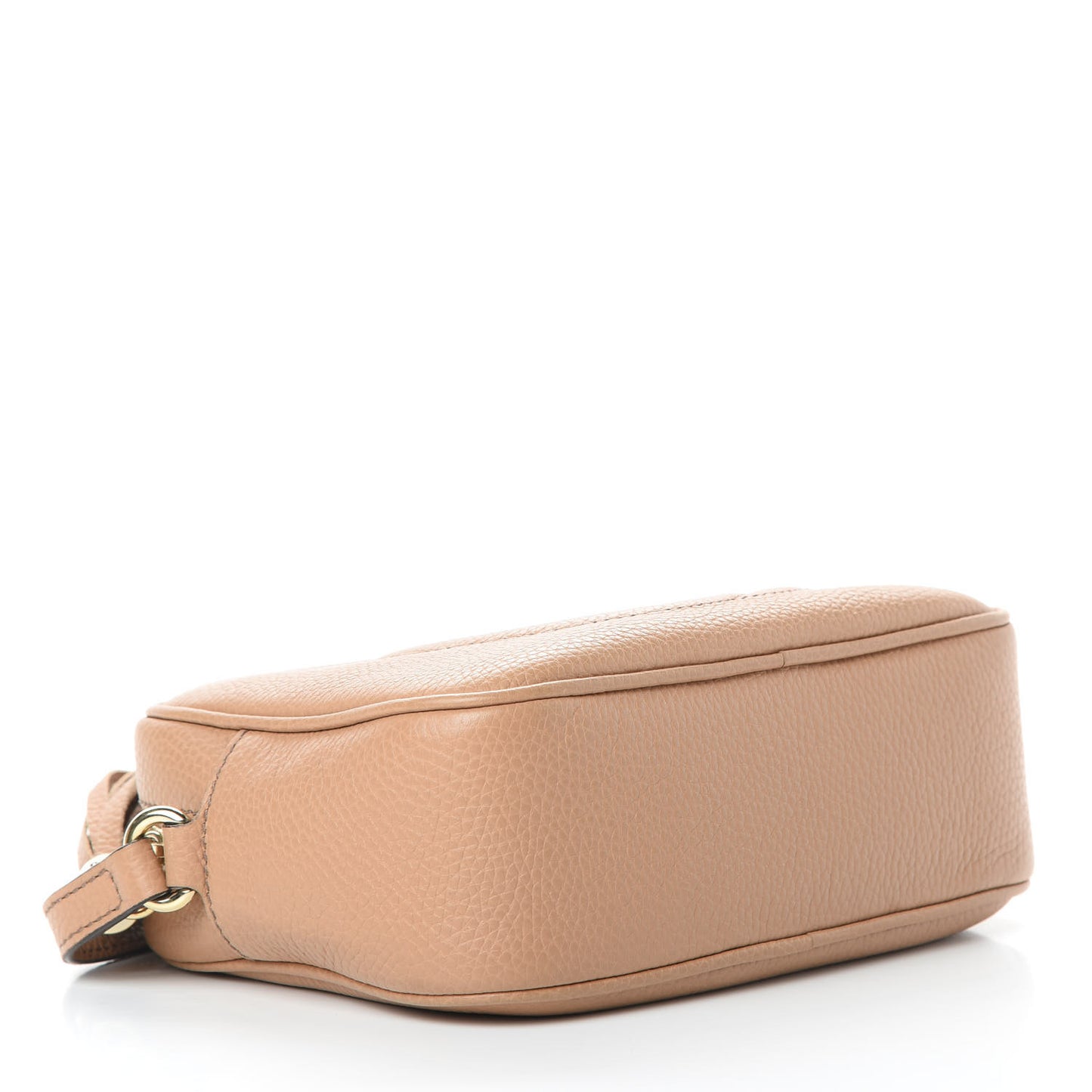 Pebbled Calfskin Small Soho Disco Bag Camelia