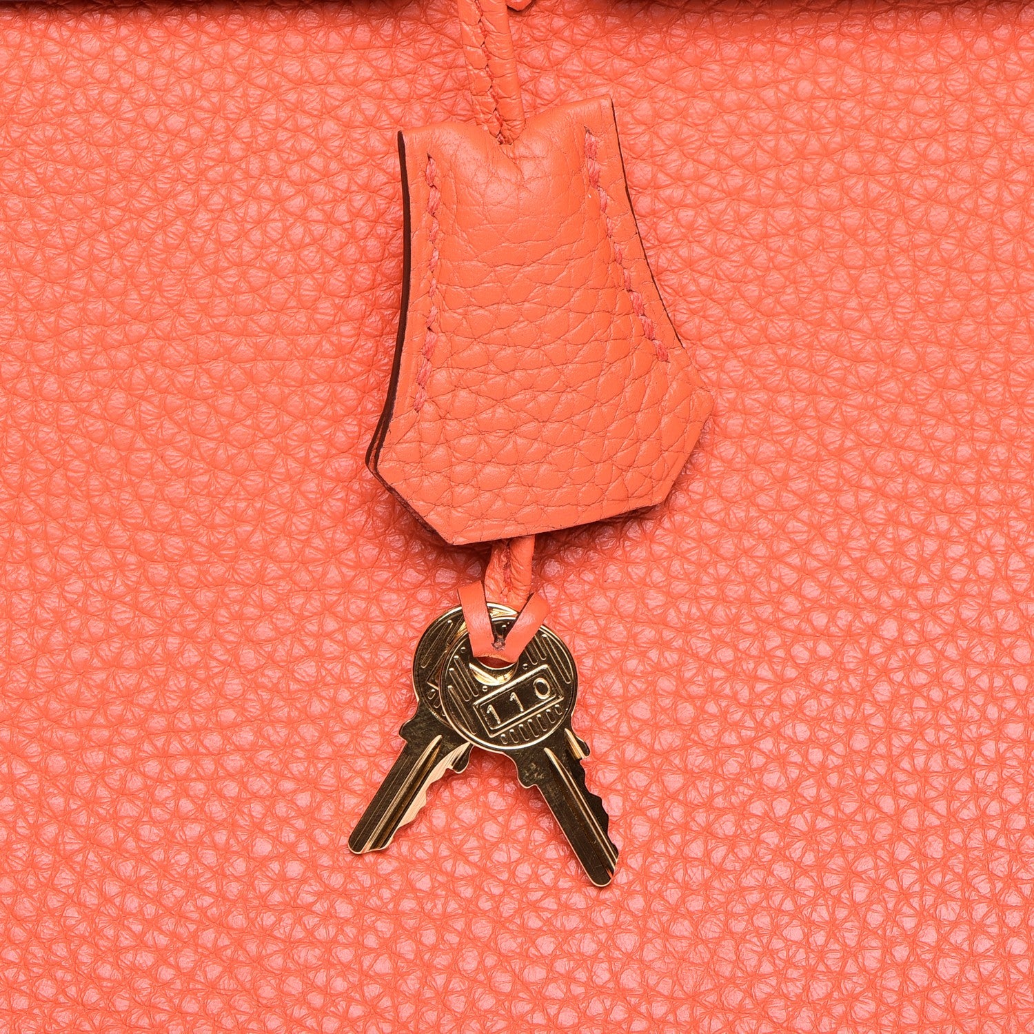 Hermes Taurillon Clemence Birkin 25 Orange Poppy 19 of 25