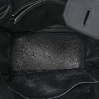Hermes Taurillon Clemence Birkin 35 Black 5 of 12