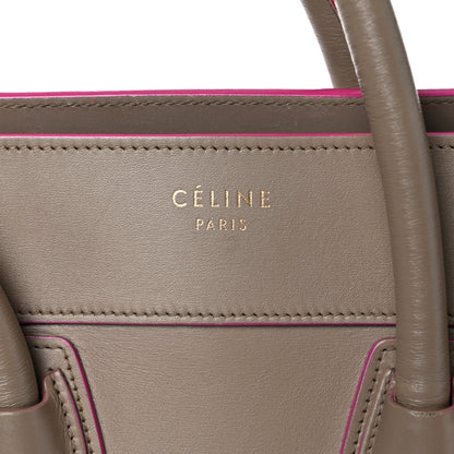 Celine Palmelato Calfskin Micro Luggage Beige 17 of 23