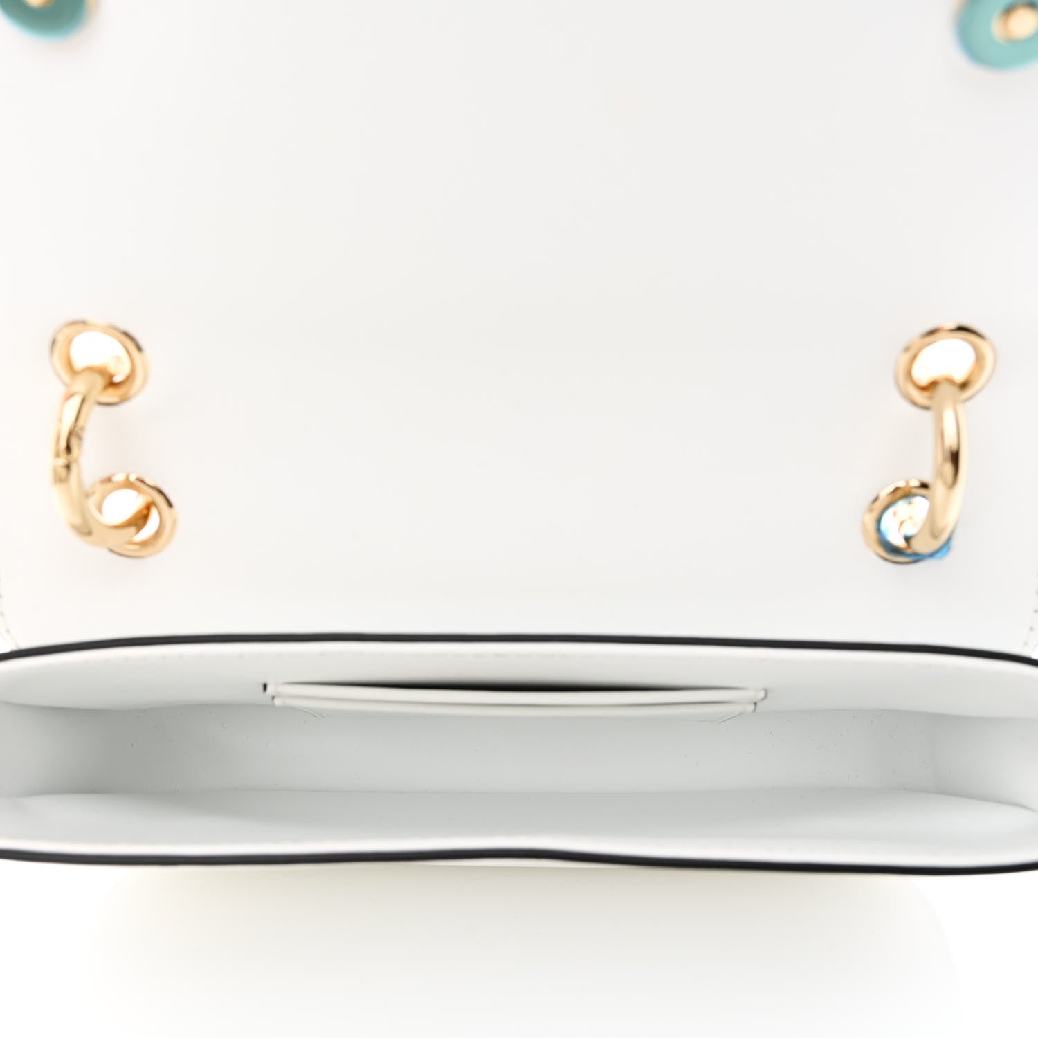 Dolce & Gabbana Calfskin 3.5 Flap Crossbody Bag White 5 of 9