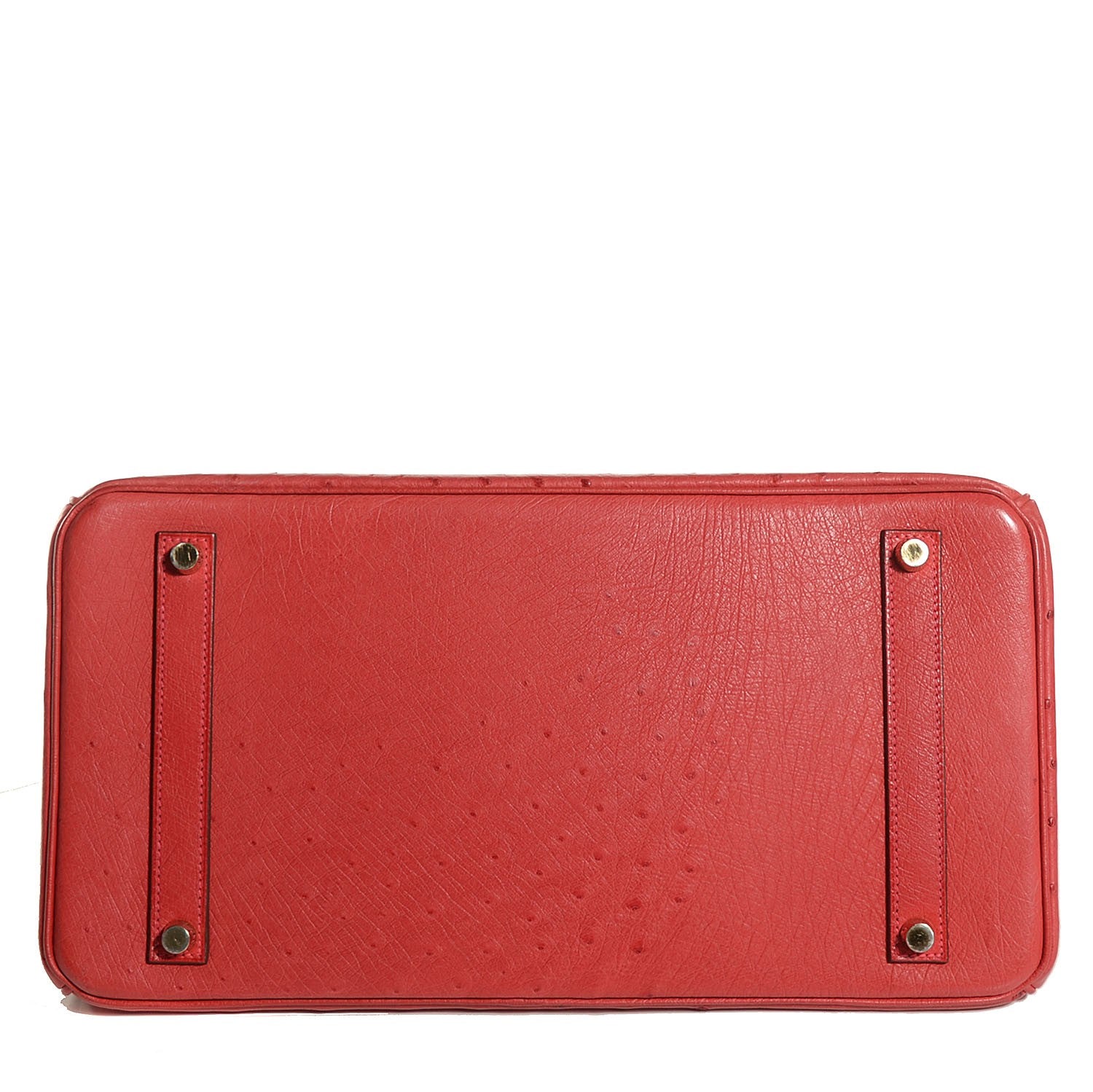 Hermes Ostrich Birkin 35 Rouge Vif 6 of 27