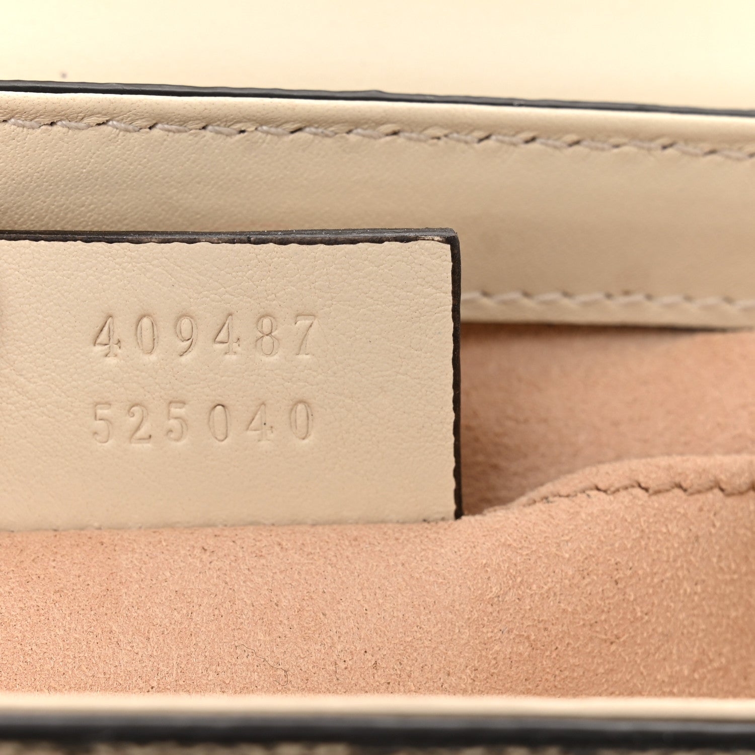 Gucci GG Supreme Monogram Calfskin Small Padlock Shoulder Bag Beige Mystic White Sun Oil 7 of 11