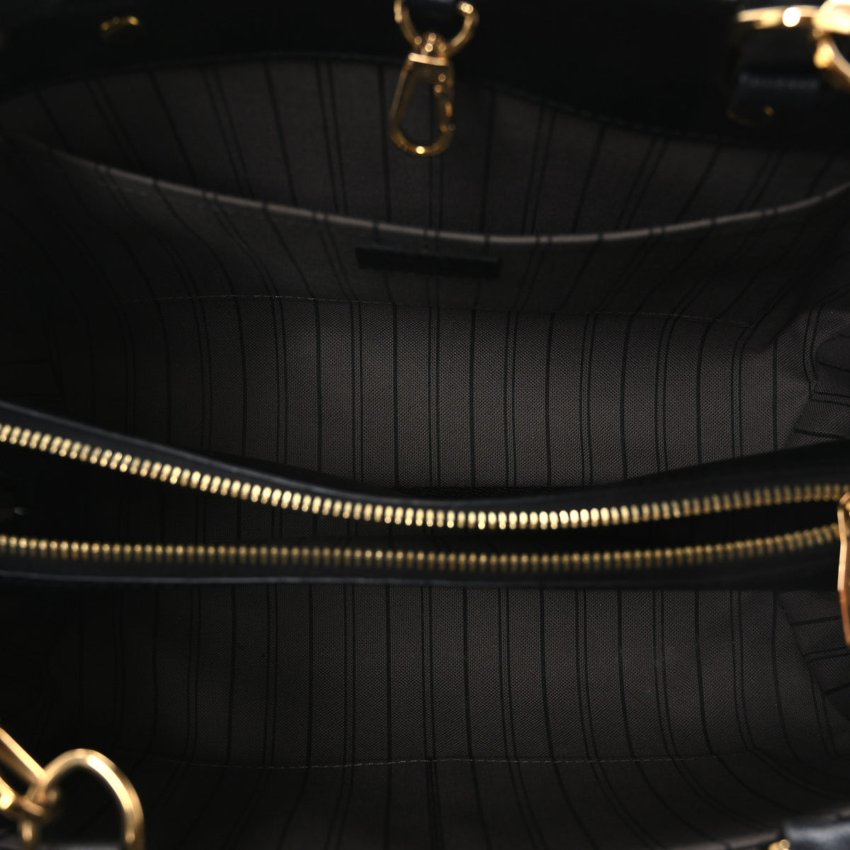 Louis Vuitton Empreinte Montaigne MM Black 5 of 12