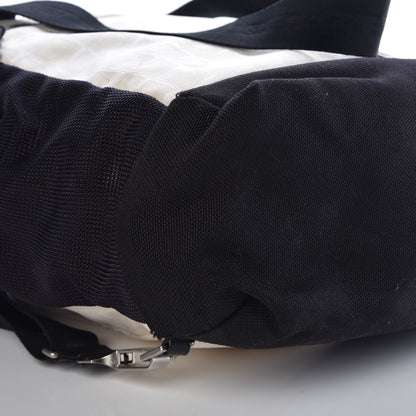 Chanel Nylon Sport Backpack Tote Beige Black 14 of 15