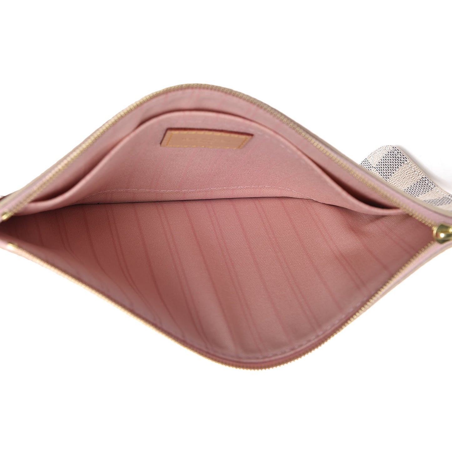Damier Azur Neo Neverfull MM Rose Ballerine