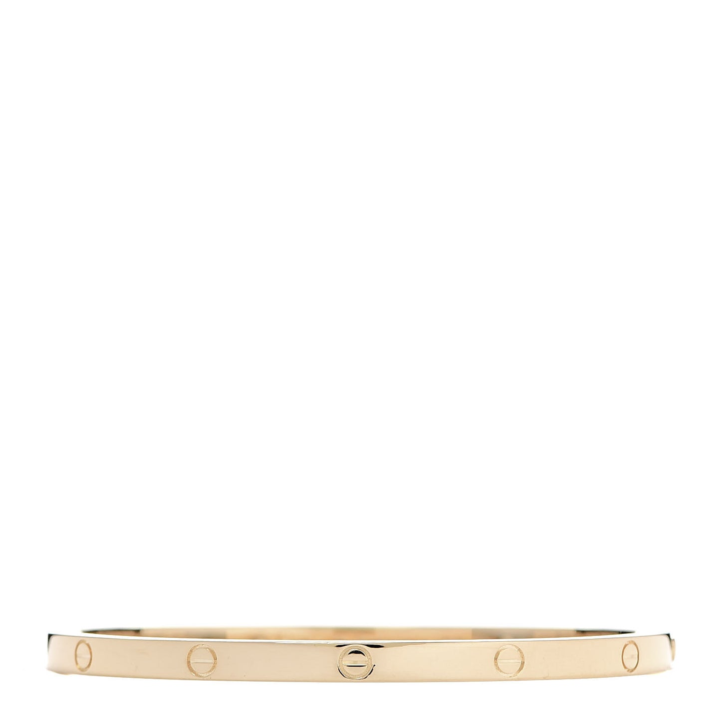 18K Yellow Gold Small LOVE Bracelet 16