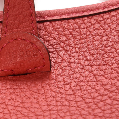 Hermes Taurillon Clemence Evelyne TPM Bougainvillea 8 of 9