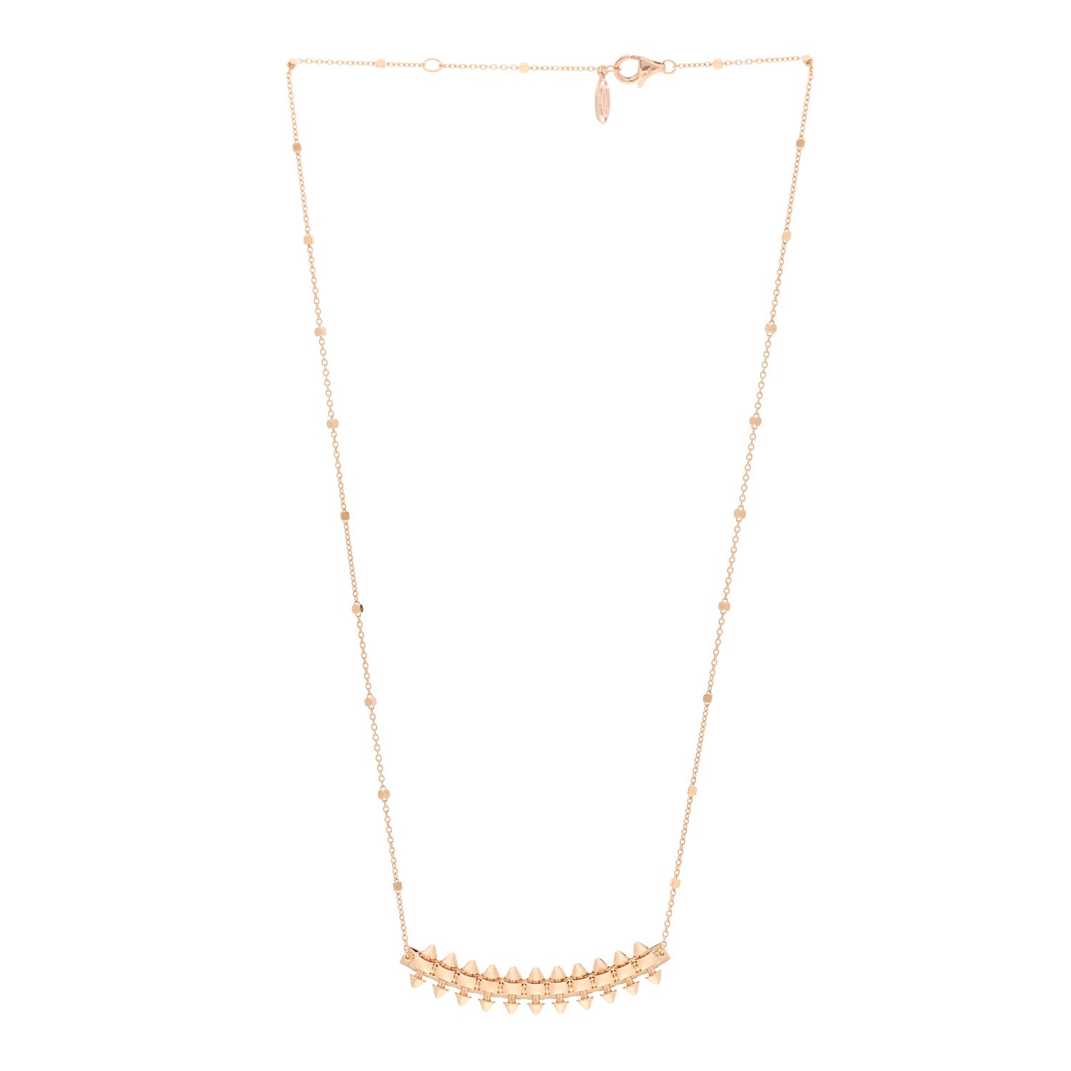 Cartier 18K Pink Gold Medium Clash de Cartier Necklace 3 of 6