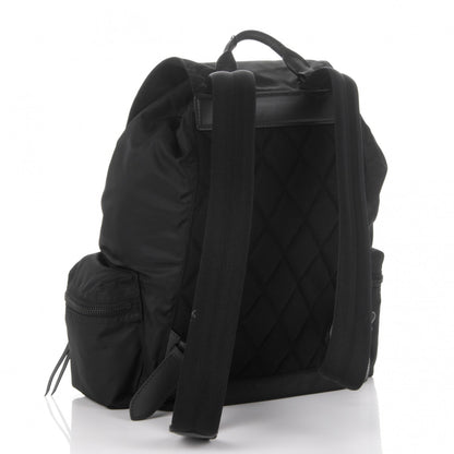 Burberry Technical Nylon Large Rucksack Backpack Black 3 of 7