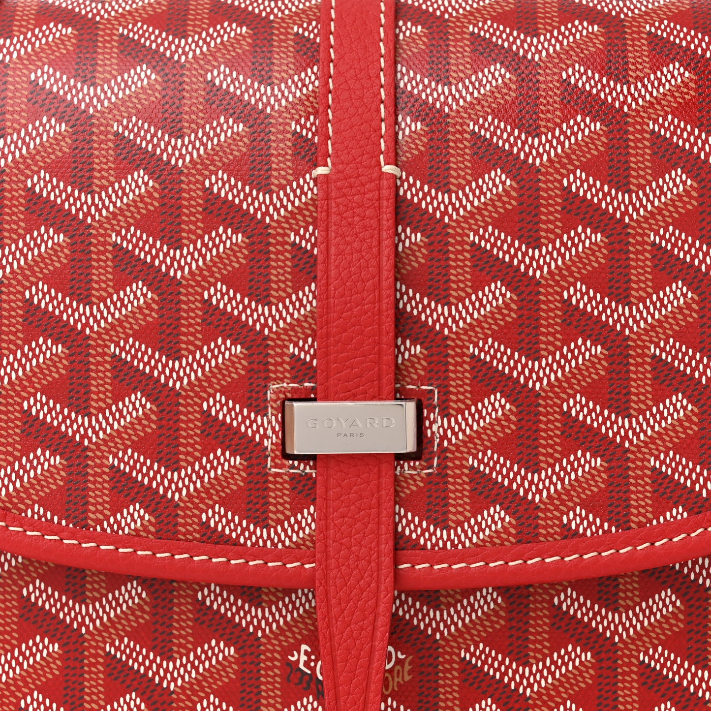 Goyardine Belvedere II PM Messenger Bag Red