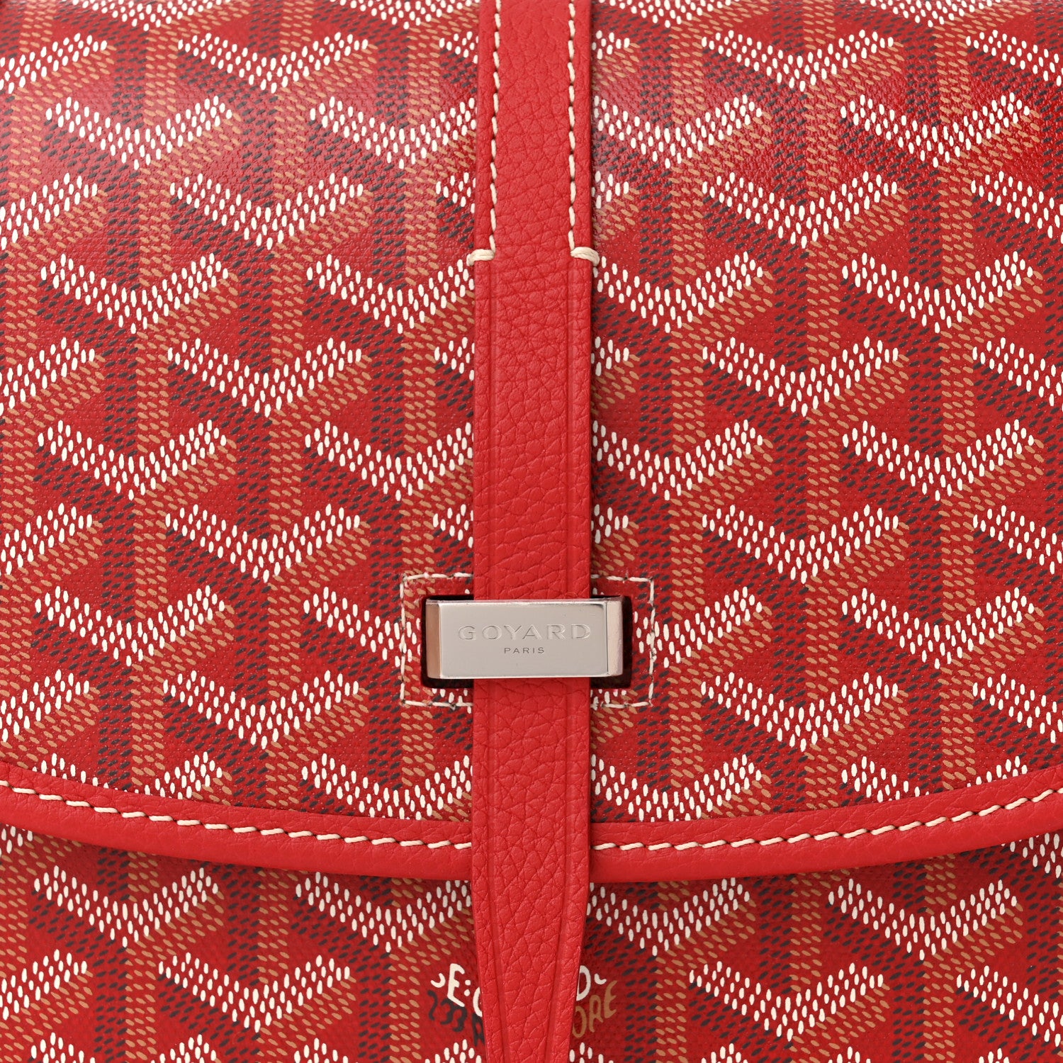 Goyard Goyardine Belvedere II PM Messenger Bag Red 7 of 9