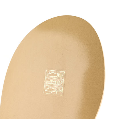 Chanel Tweed CC Sandals 40 Yellow Light Pink 10 of 11