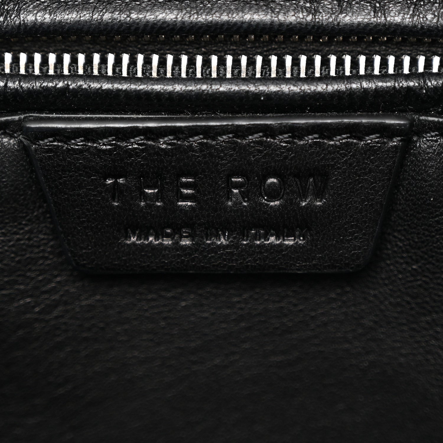 The Row Grained Calfskin Joe Backpack Black 6 of 9