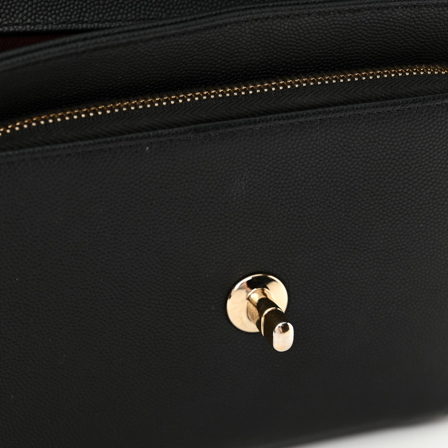 Caviar Quilted Small Business Affinity Flap Black