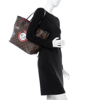 Louis Vuitton Monogram My World Tour Neverfull MM 2 of 7