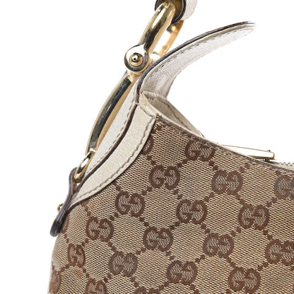 Gucci Monogram Creole Hobo Ivory 12 of 20