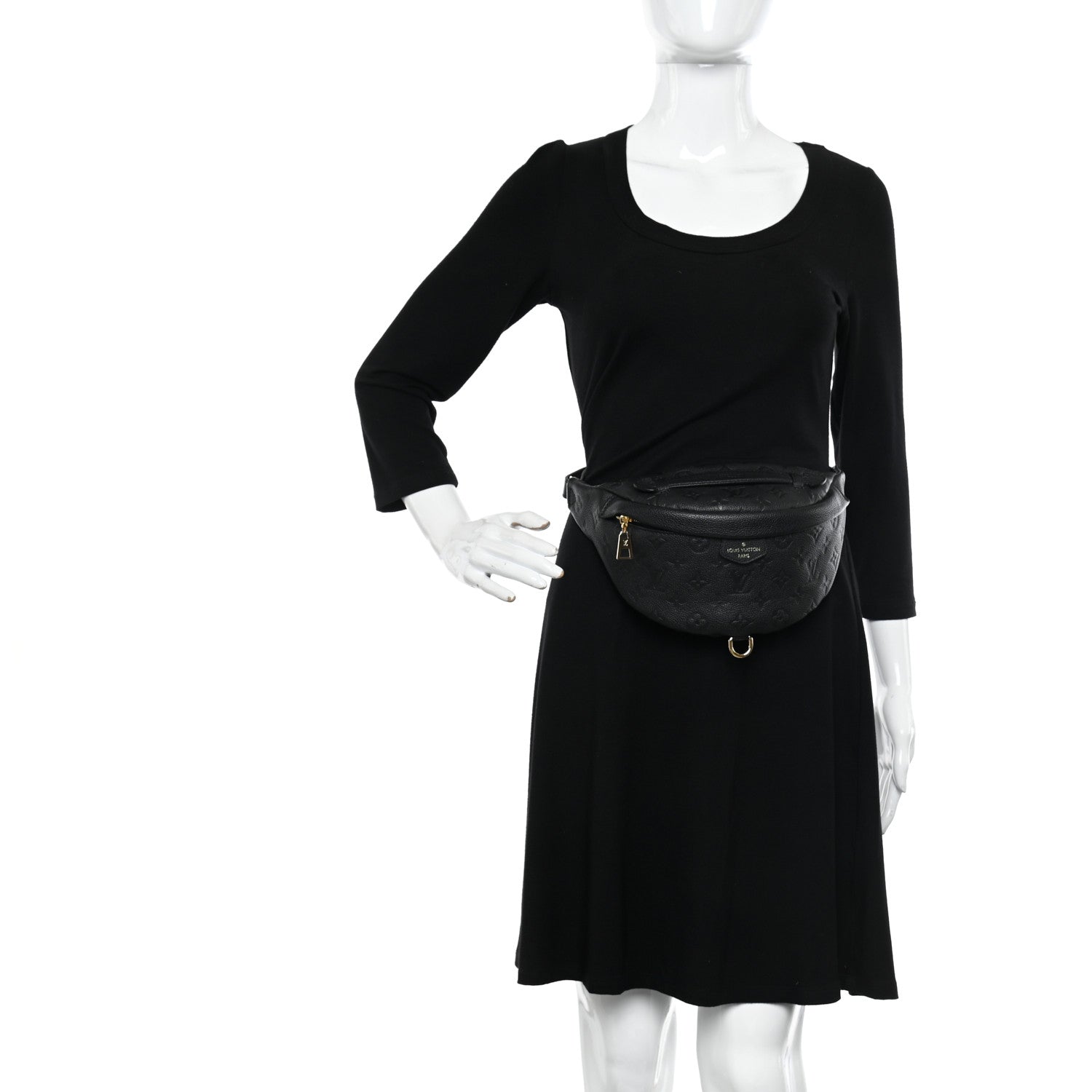 Louis Vuitton Empreinte BumBag Black 2 of 9