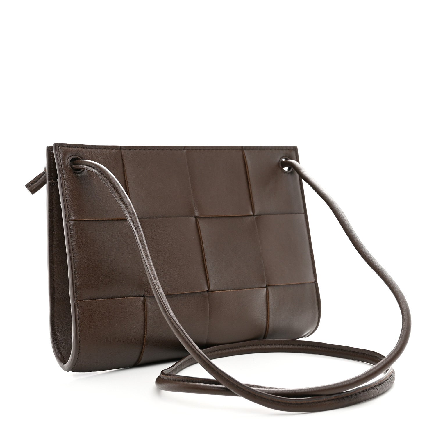 Bottega Veneta Lambskin Maxi Intrecciato Mini Cassette Crossbody
