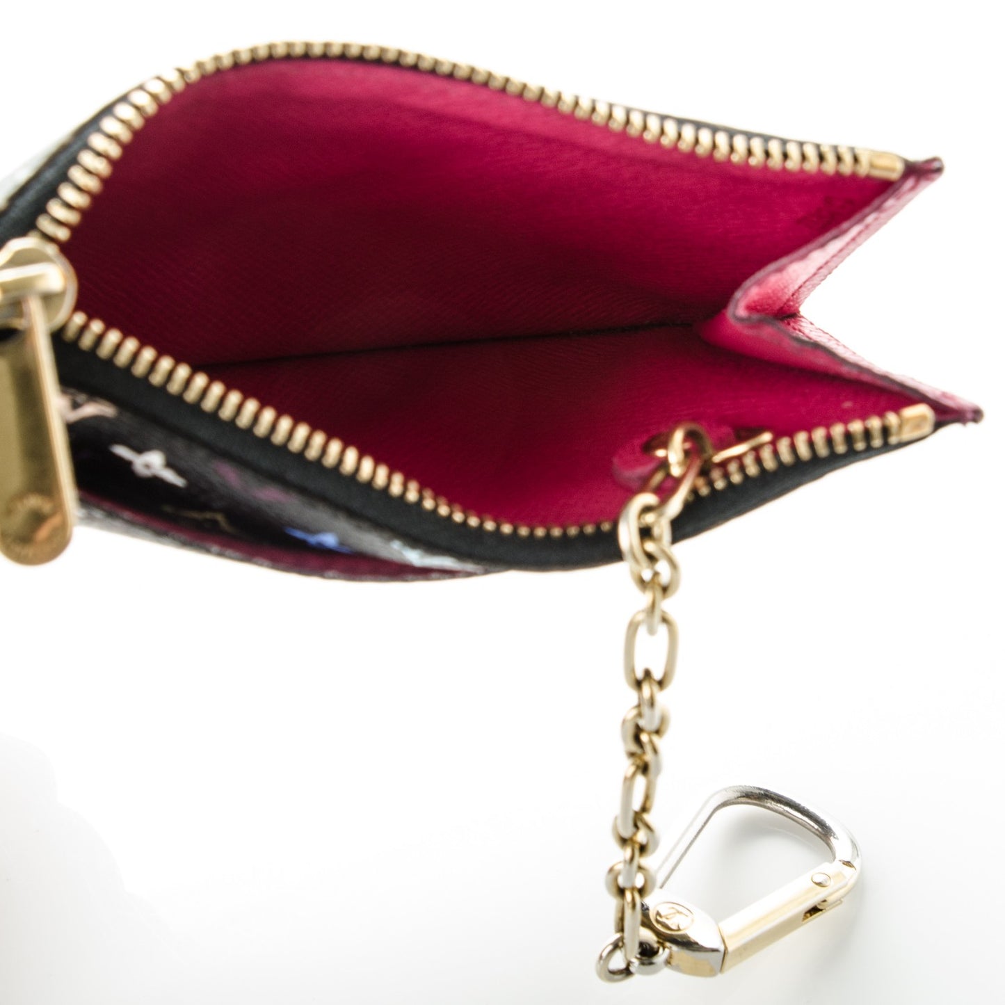 Monogram Multicolor Key Pouch Black Grenade
