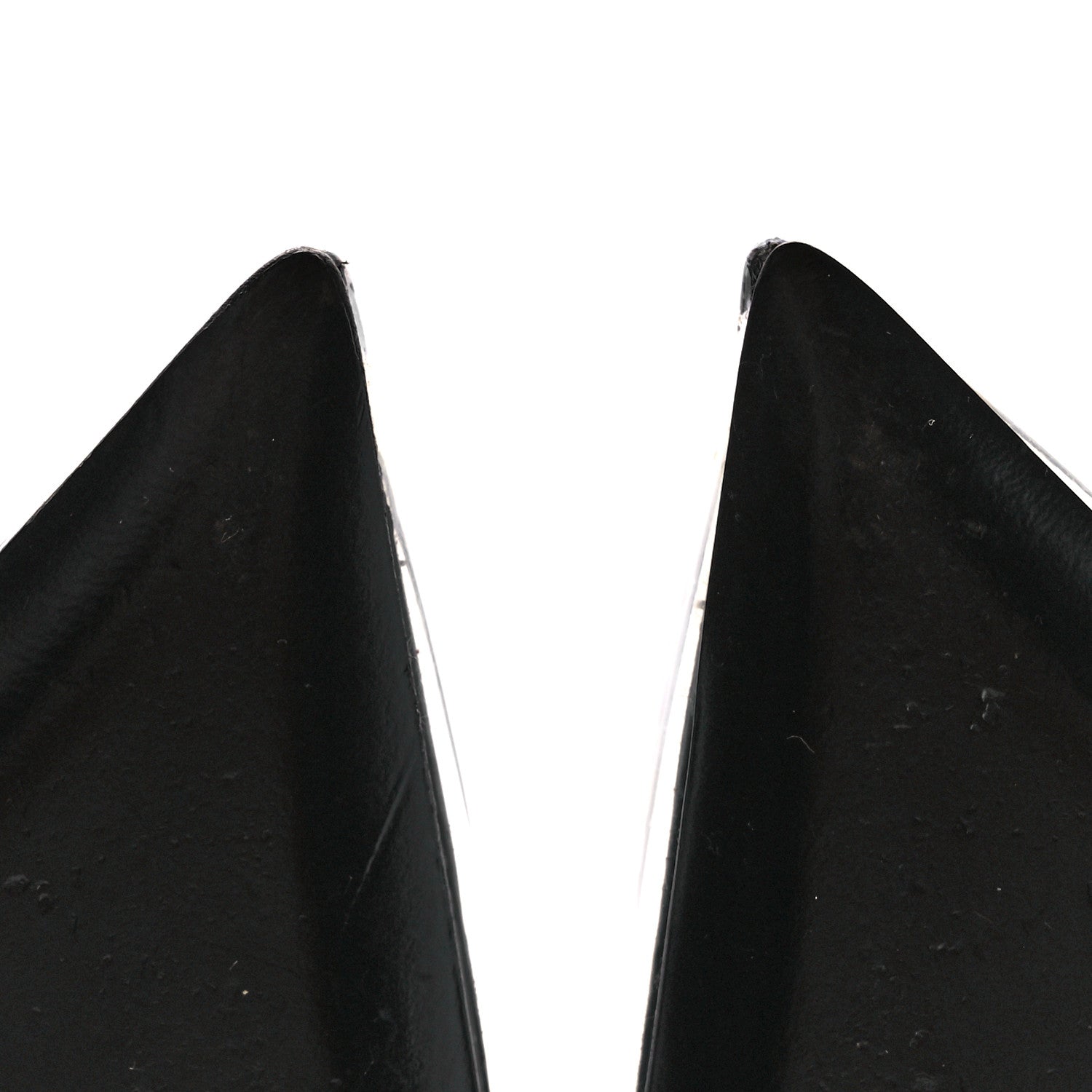 Saint Laurent Patent Calfskin PVC Opyum 110 Pump 38 Black Transparent 8 of 9