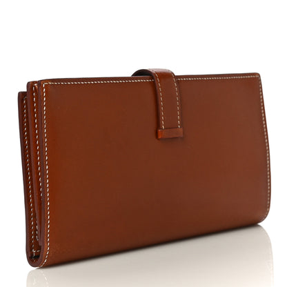 Hermes Tadelakt Bearn Wallet Fauve 3 of 19