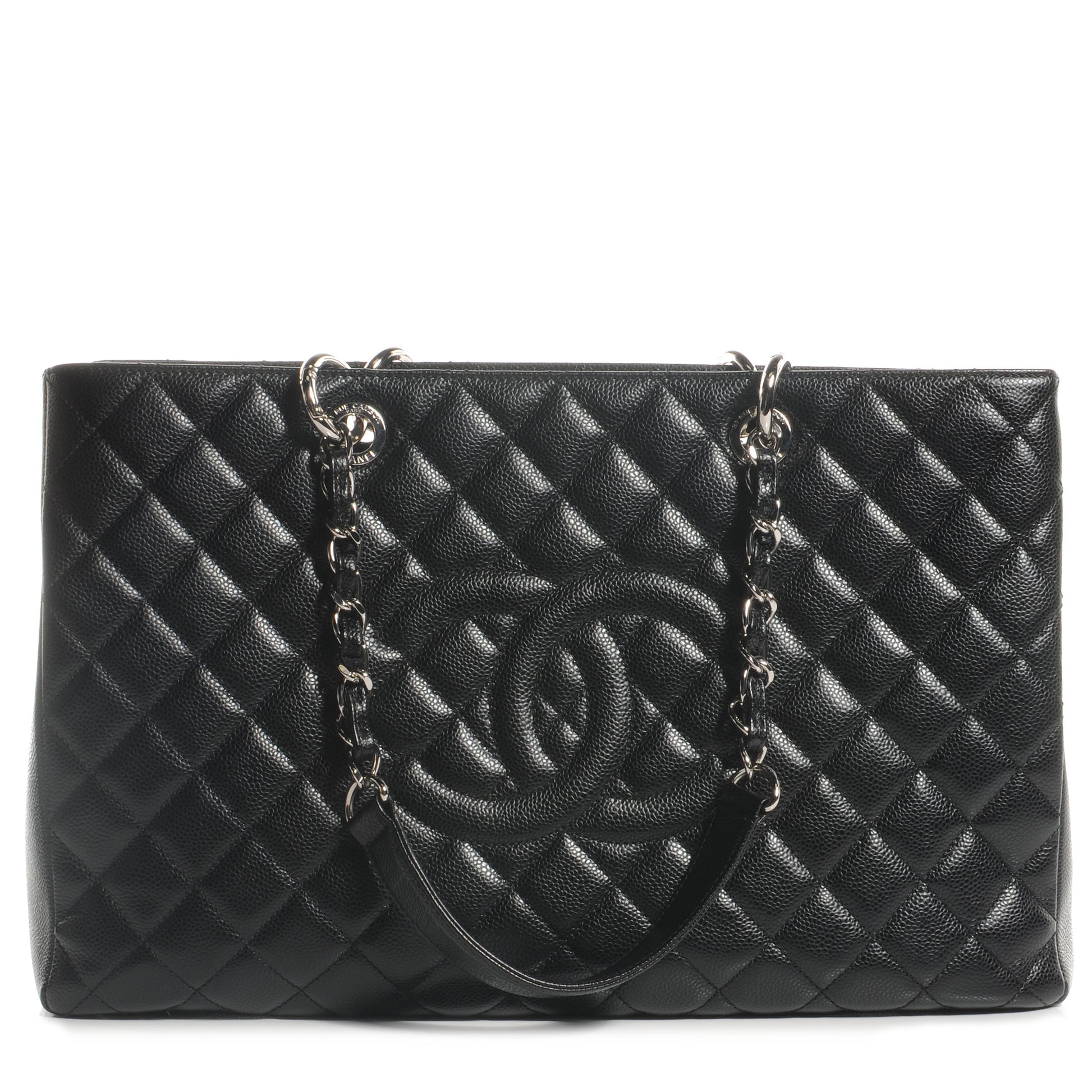 Chanel Caviar XL Grand Shopping Tote GST Black 1 of 8