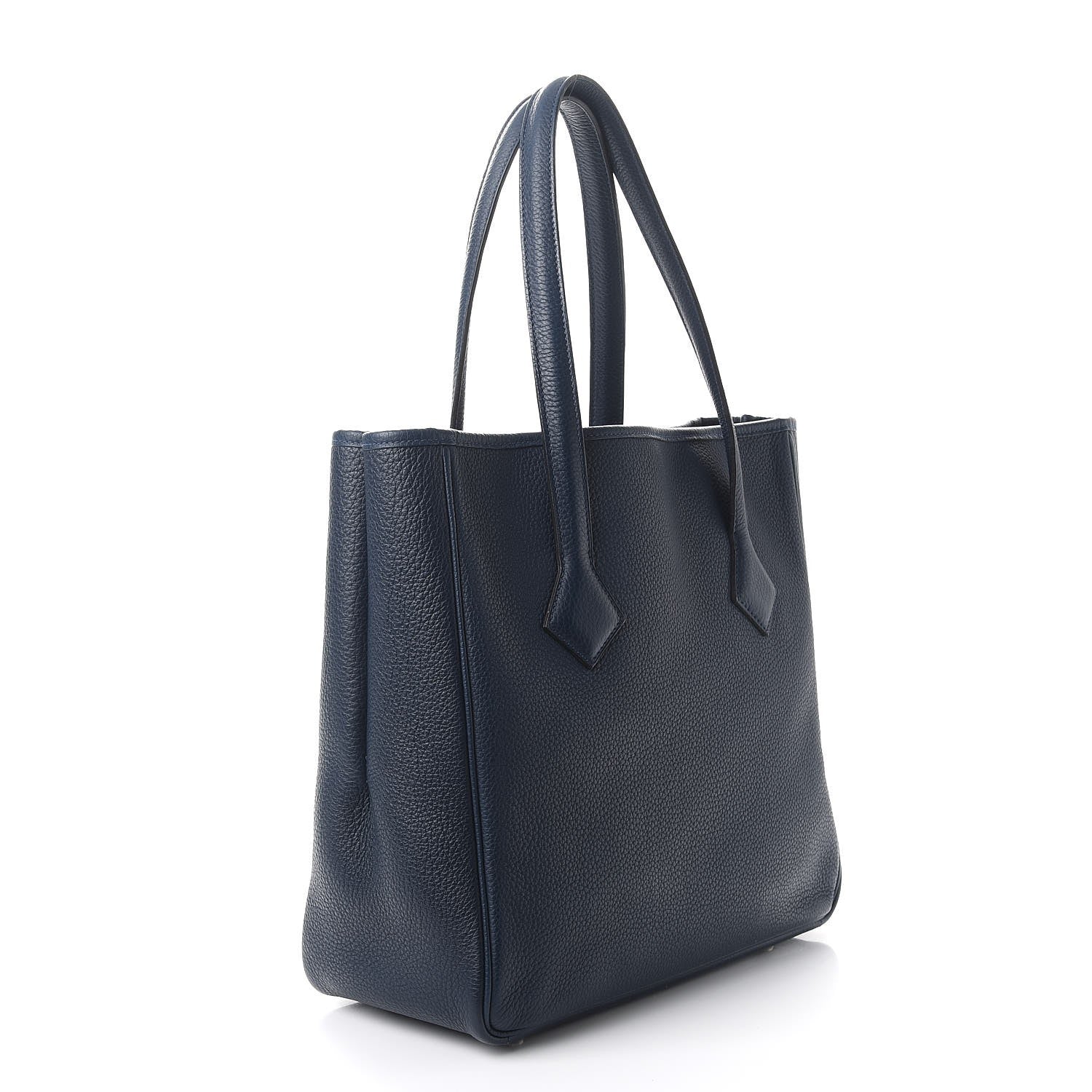 Hermes Taurillon Clemence Victoria II Cabas 32 Bleu Abysse 3 of 8