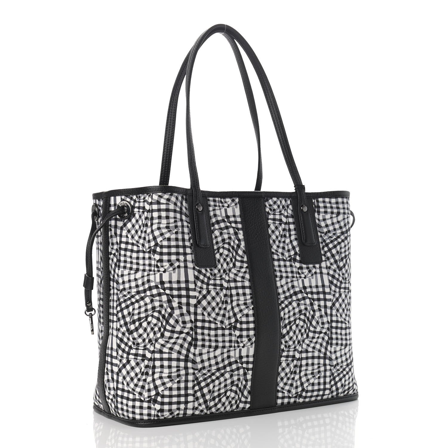 MCM Visetos Medium Liz Reversible Shopper Tote Black 6 of 15