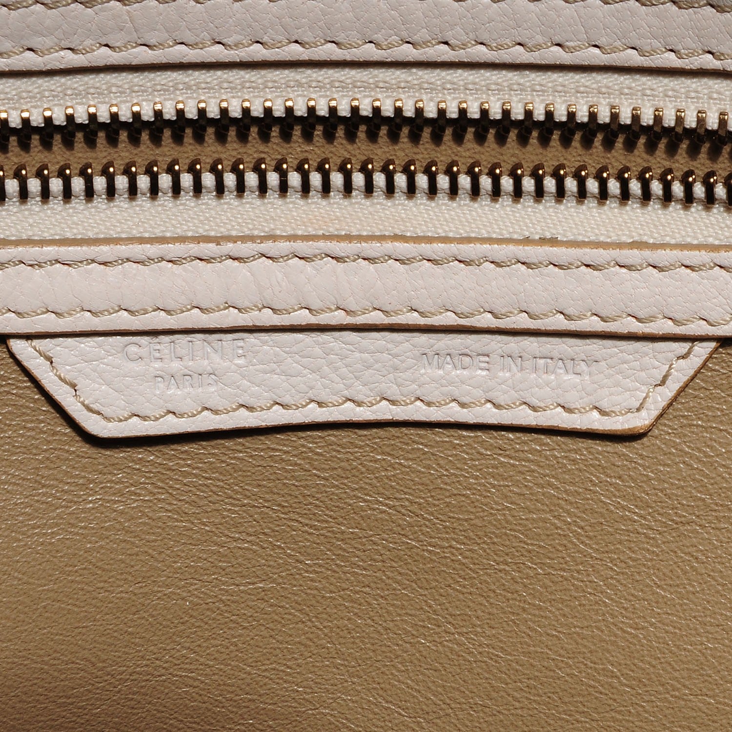 Celine Drummed Calfskin Mini Luggage 6 of 8