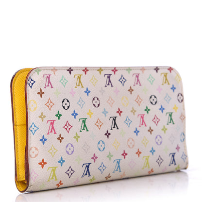 Louis Vuitton Monogram Multicolor Insolite Wallet White Citron 3 of 9