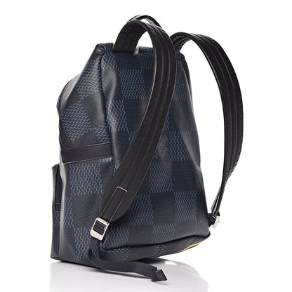 Louis Vuitton Damier Cobalt Latitude America's Cup Apollo Backpack Yellow 3 of 11