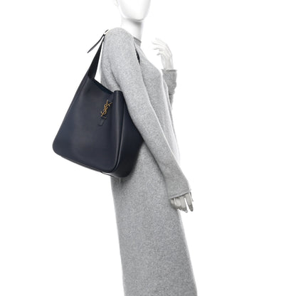 Saint Laurent Supple Calfskin Large Le 5 A 7 Soft Hobo Dark Notte 2 of 11