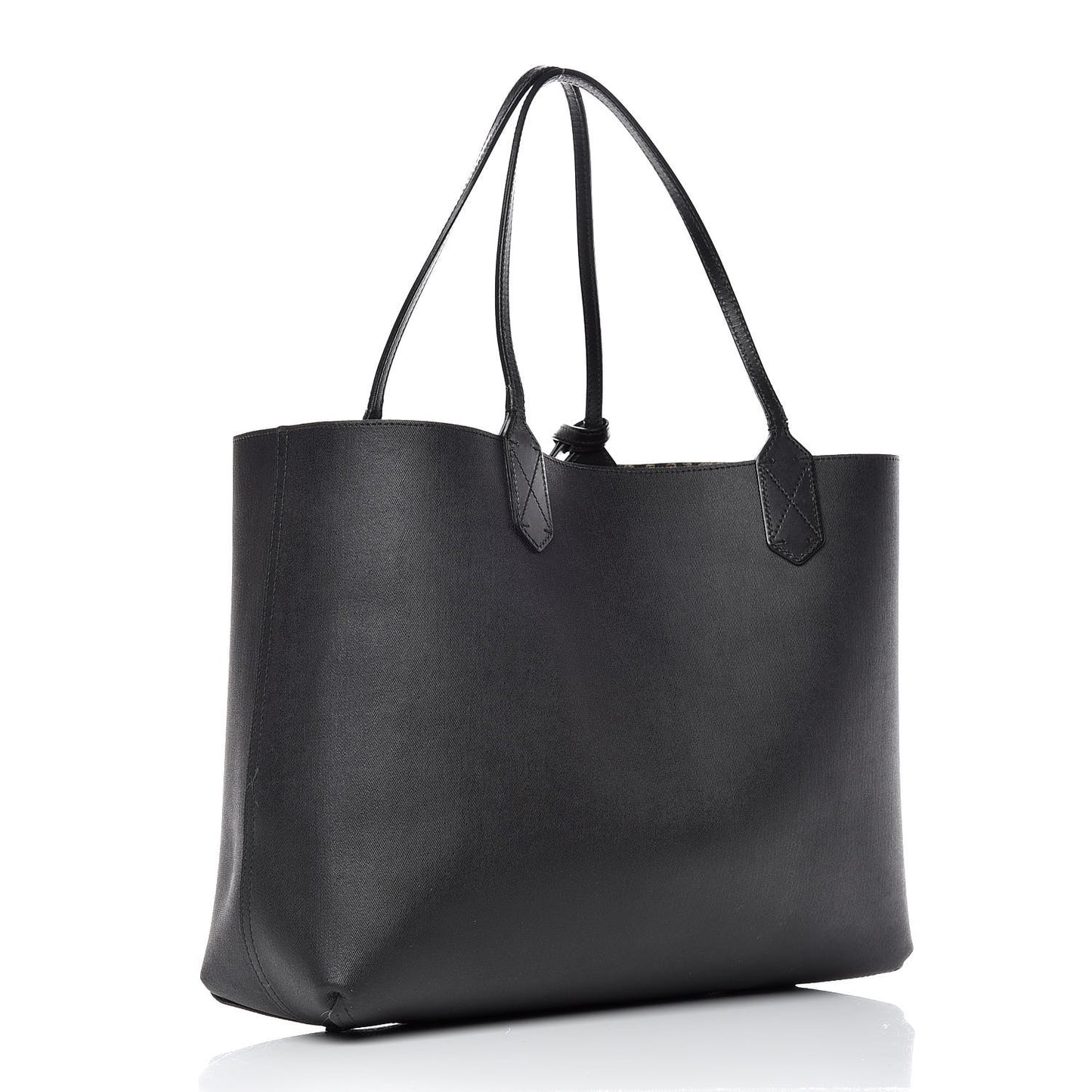 Calfskin GG Supreme Monogram Caleido Large Reversible Tote Black