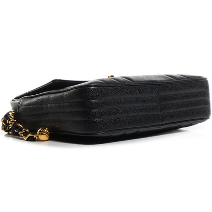 Chanel Caviar Vertical Quilt Camera Bag Black 4 of 9