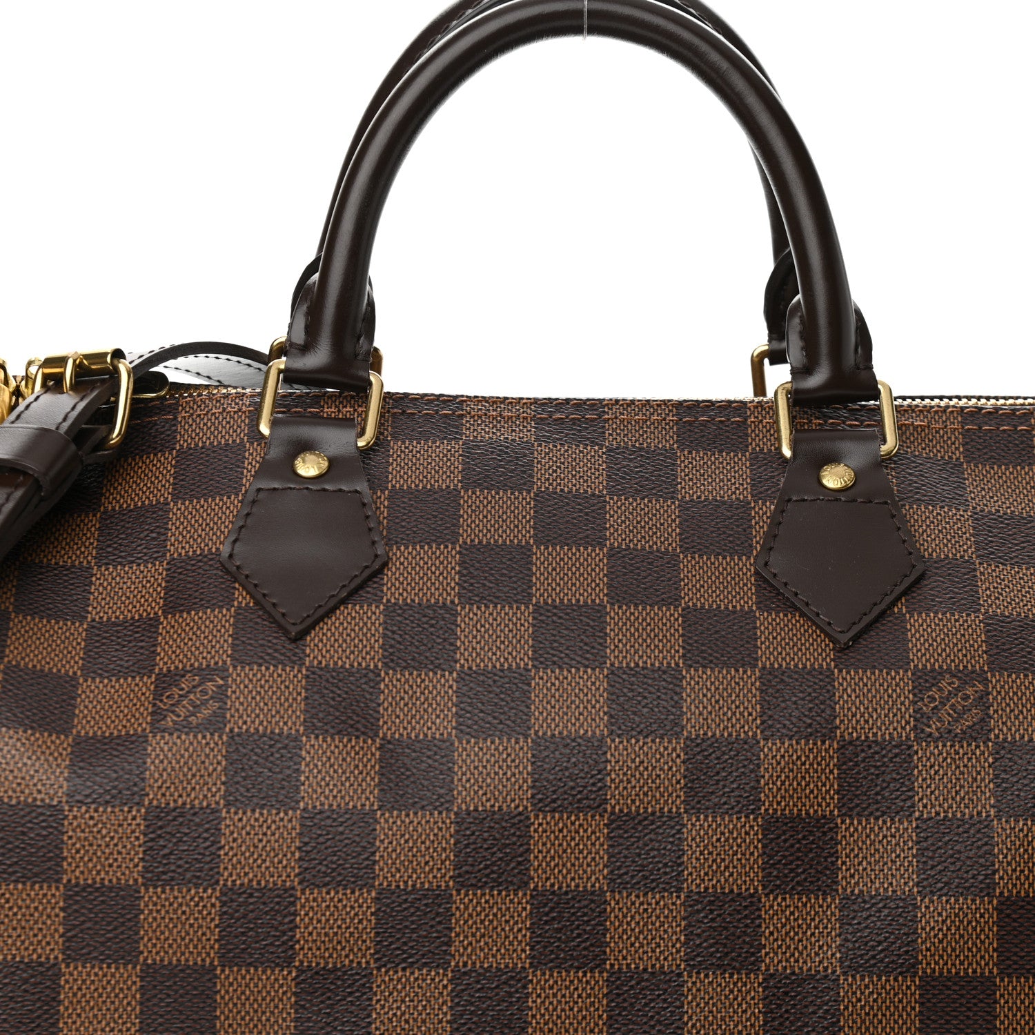 Louis Vuitton Damier Ebene Speedy Bandouliere 30 8 of 10