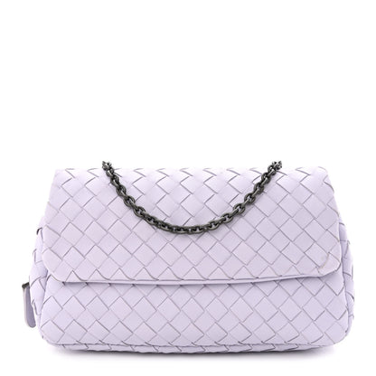 Bottega Veneta Nappa Intrecciato Small Chain Crossbody Zinc 1 of 12