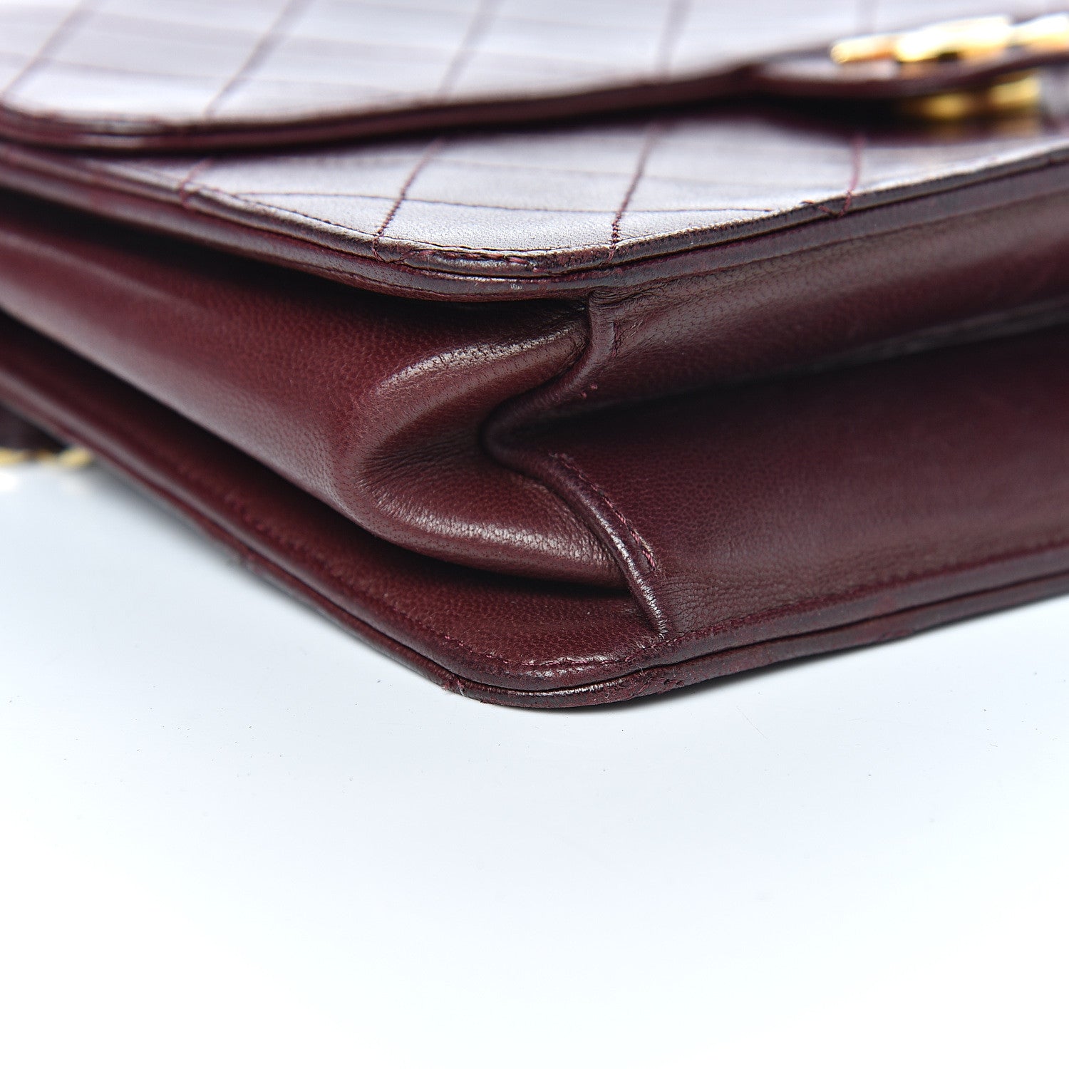 Chanel Lambskin Quilted Small Single Flap Bordeaux 9 of 13