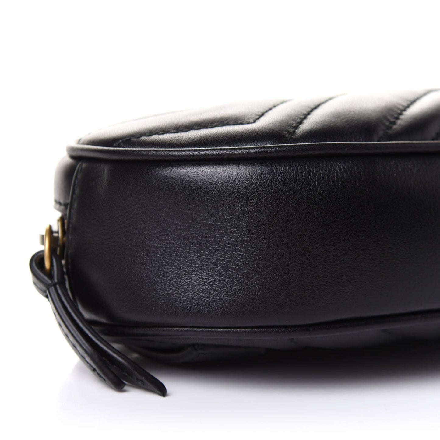 Calfskin Matelasse GG Marmont Belt Bag 85 34 Black