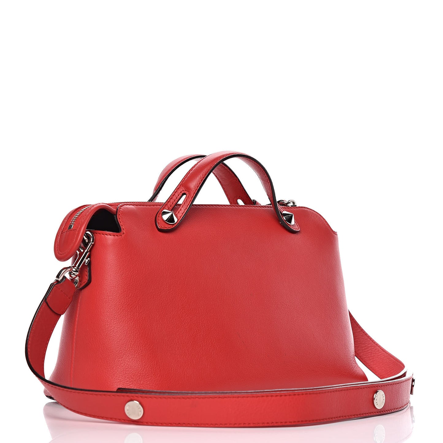 Vitello Dolce Medium By The Way Boston Bag Fiamma