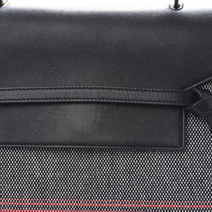 Celine Cotton Canvas Calfskin Mini Belt Bag Black 9 of 9