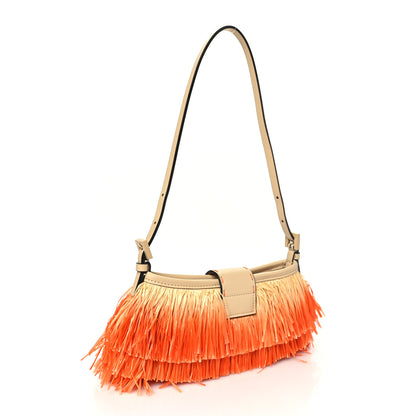 Fendi Raffia Effect Baby B Faded Orange 3 of 10