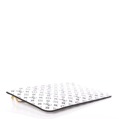 Louis Vuitton Monogram Giant Neverfull MM GM Pochette White 4 of 7